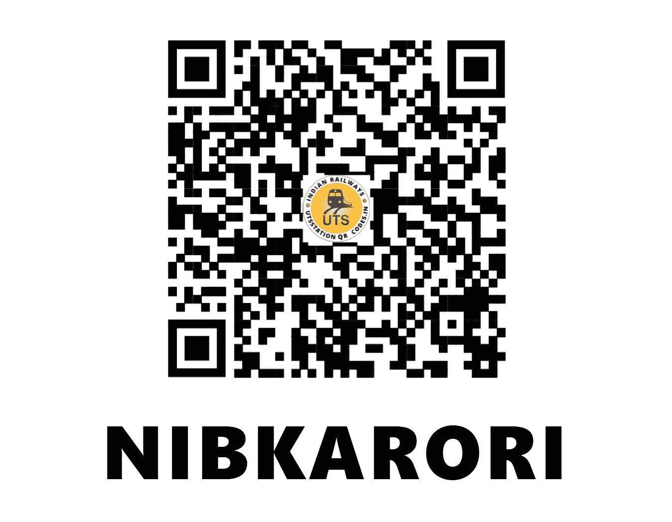 UTS QR Code for NIBKARORI - NBUE (NC - UTTAR PRADESH)